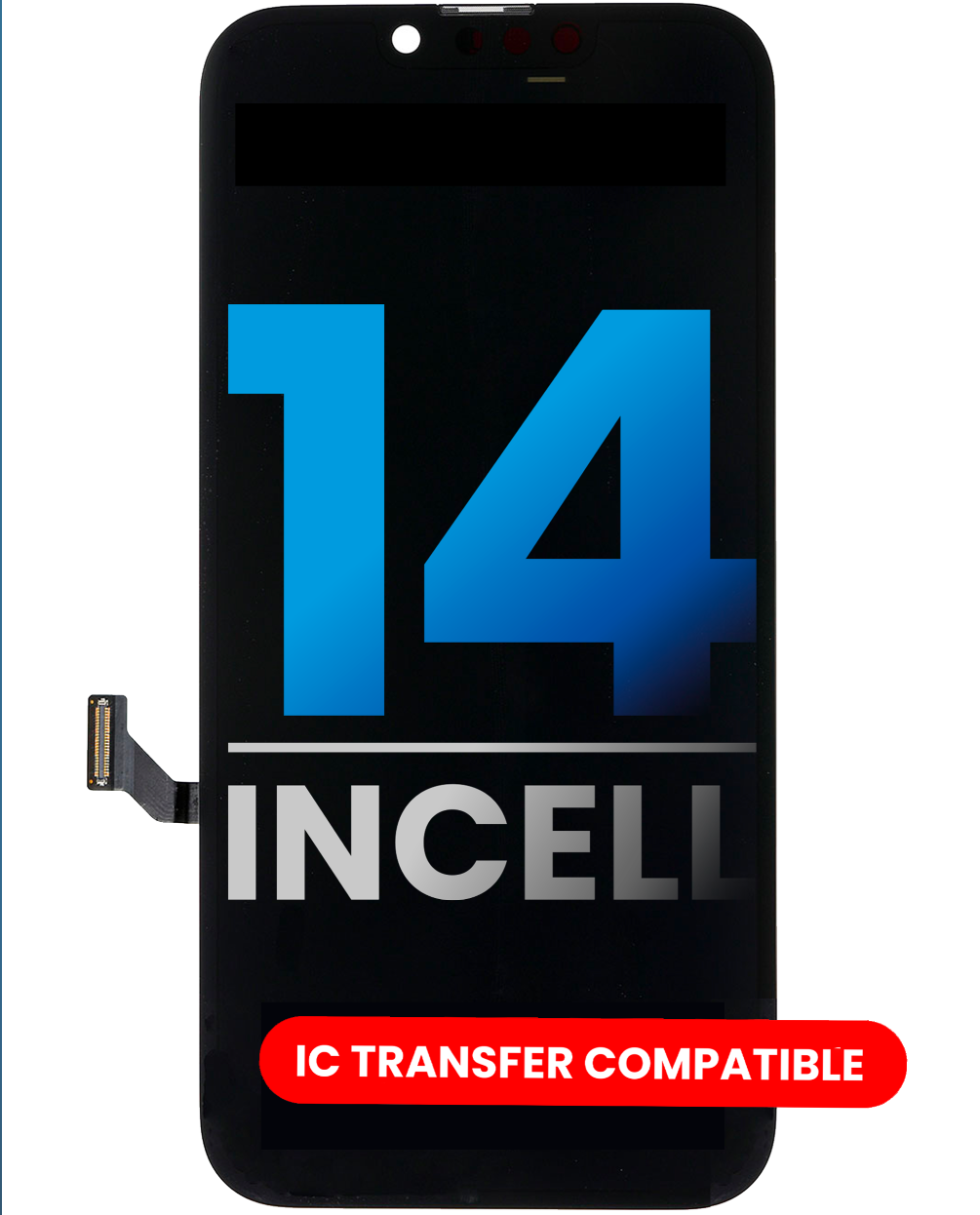 LCD Assembly Compatible For IPhone 14 (Aftermarket: AQ7 / Incell)