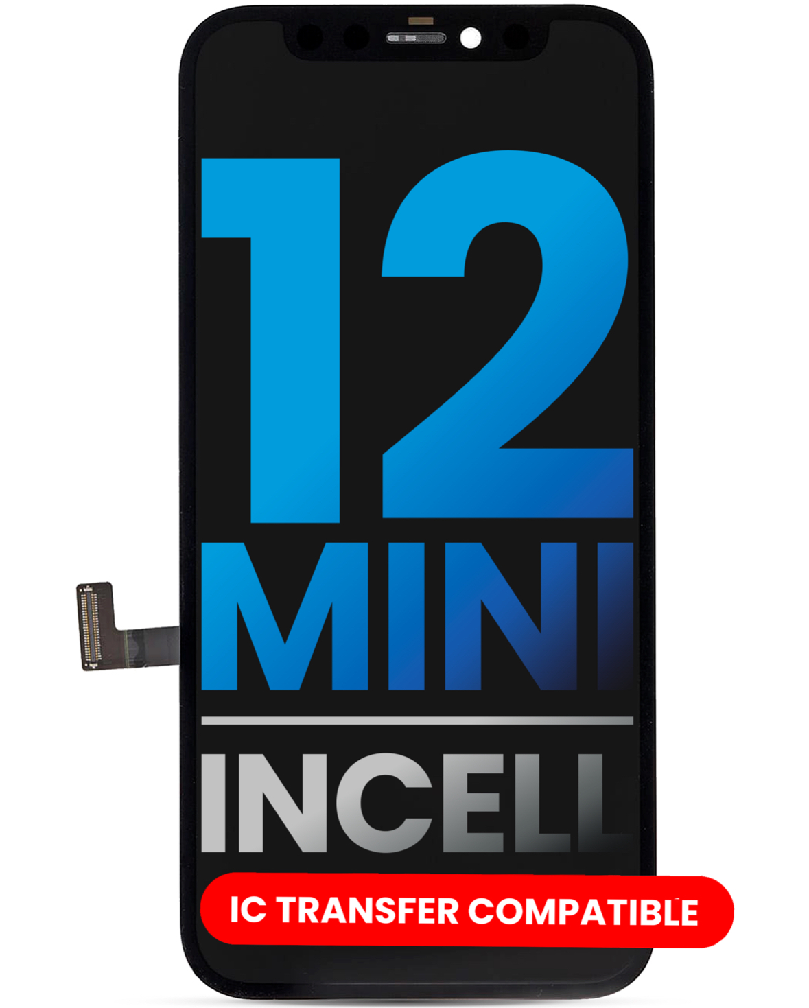 LCD Assembly Compatible For IPhone 12 Mini (Aftermarket: AQ7 / Incell)