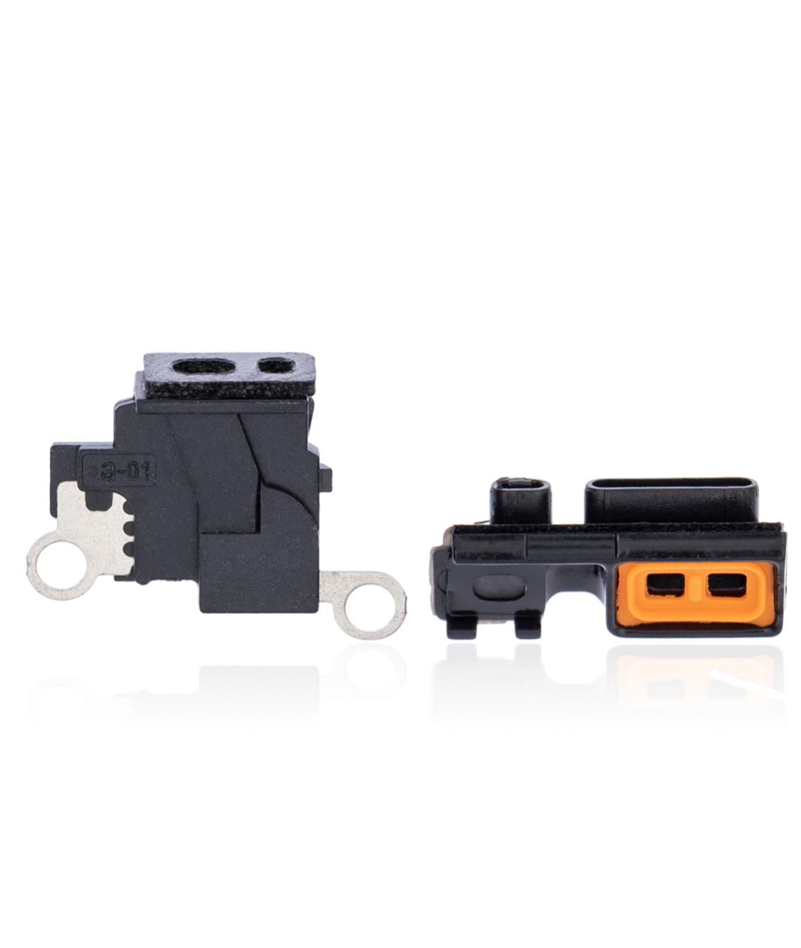 Loudspeaker / Mic Mesh Compatible For IPhone 12 Mini (White) (10 Pack)