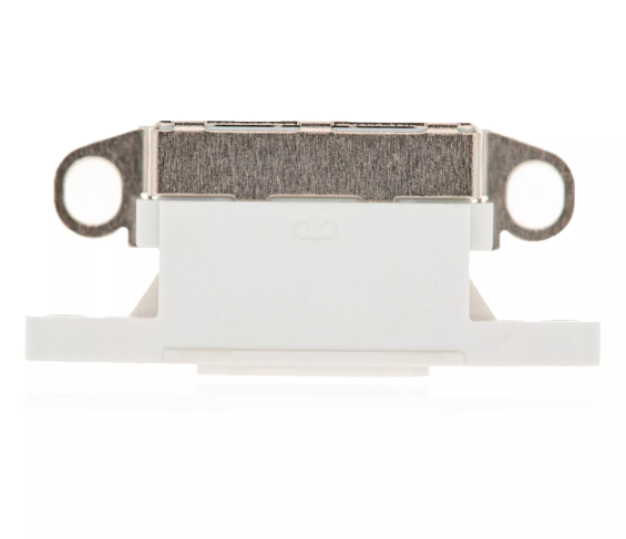 Charging Port Only Compatible For iPhone XR (White) (10 Pack)