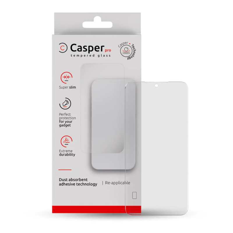 Casper Pro Tempered Glass Compatible For Samsung Galaxy S23 FE 5G (Case Friendly) (Retail Pack)