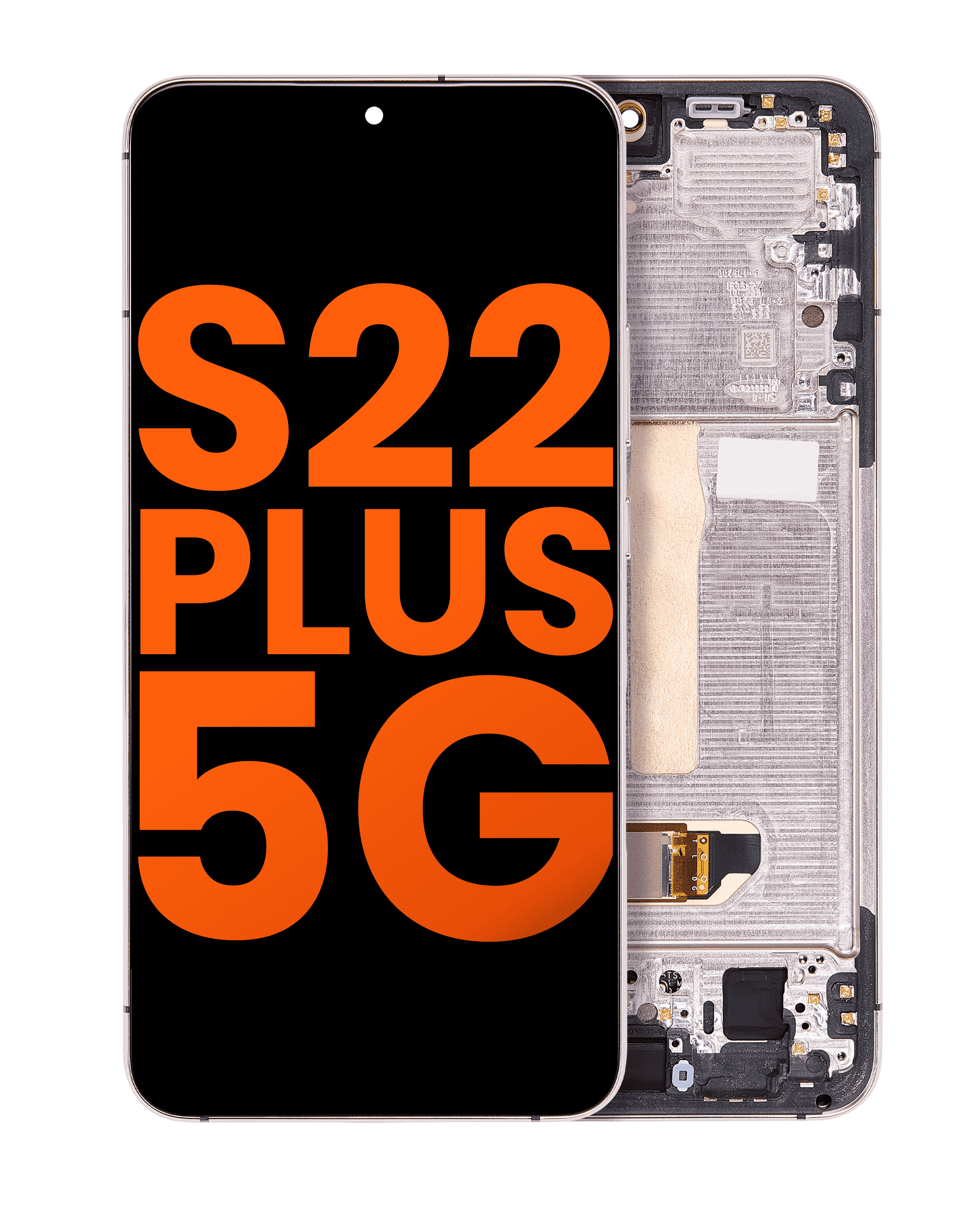 OLED Assembly With Frame Compatible For Samsung Galaxy S22 Plus 5G (Blemish: Grade C) (Pink Gold)