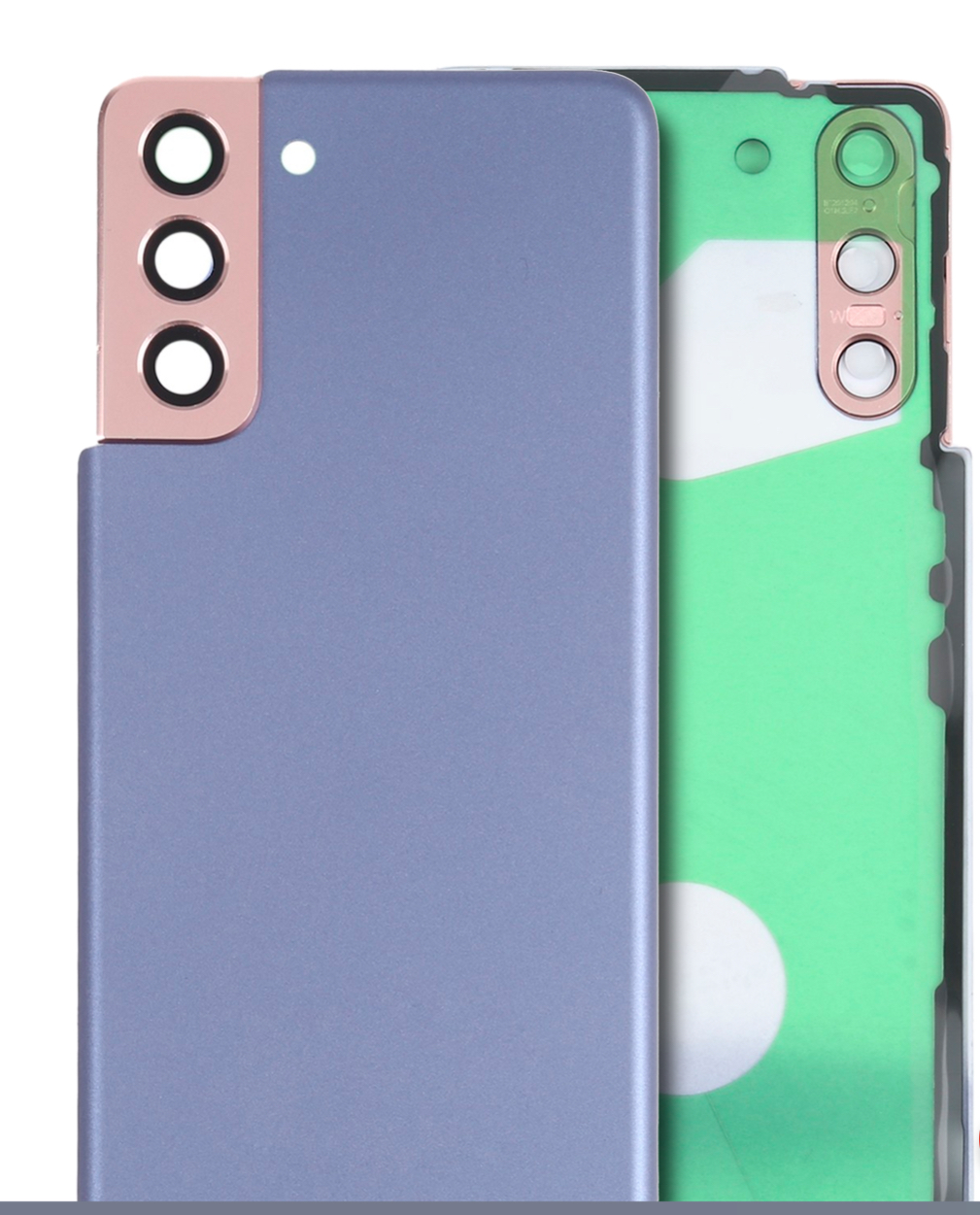 Back Cover Glass With Camera Lens Compatible For Samsung Galaxy S21 5G (No Logo) (Aftermarket Plus)