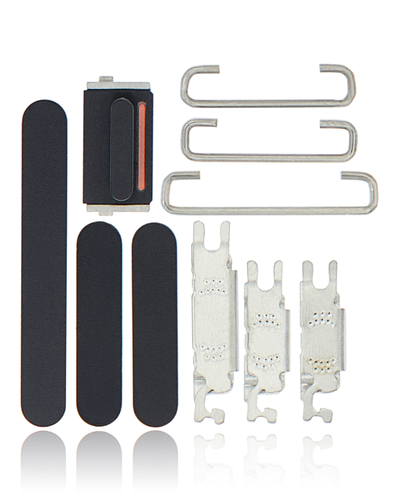 Hard Buttons (Power / Volume / Switch) Compatible For IPhone 12 (Black)
