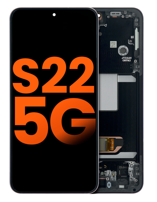 2 in 1 Front Glass With OCA Pre-Installed Compatible For Samsung Galaxy S22 5G