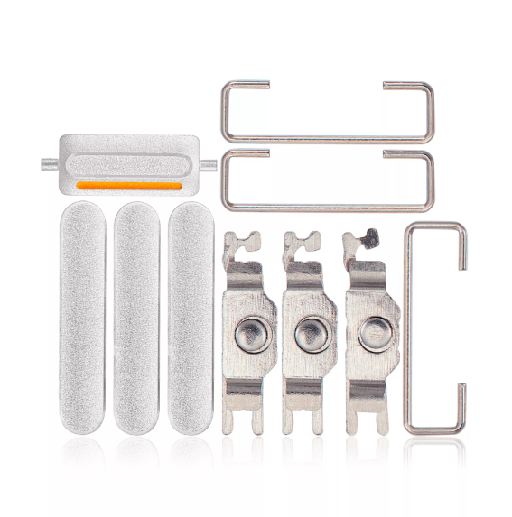 Hard Buttons (Power / Volume / Switch) Compatible For iPhone SE (2020) (White)