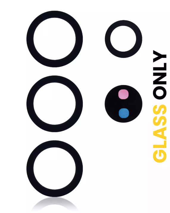 Back Camera Lens (Glass Only) With Adhesive Compatible For Samsung Galaxy S24 Ultra 5G (4 Piece Set) (All Colors)