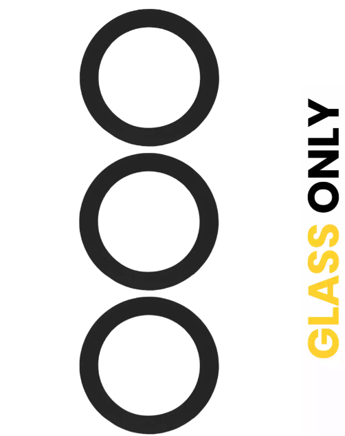 Back Camera Lens (Glass Only) With Adhesive Compatible For Samsung Galaxy S24 Plus 5G (3 Piece Set) (All Colors)